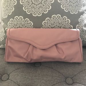 Pink Ann Taylor LOFT clutch purse